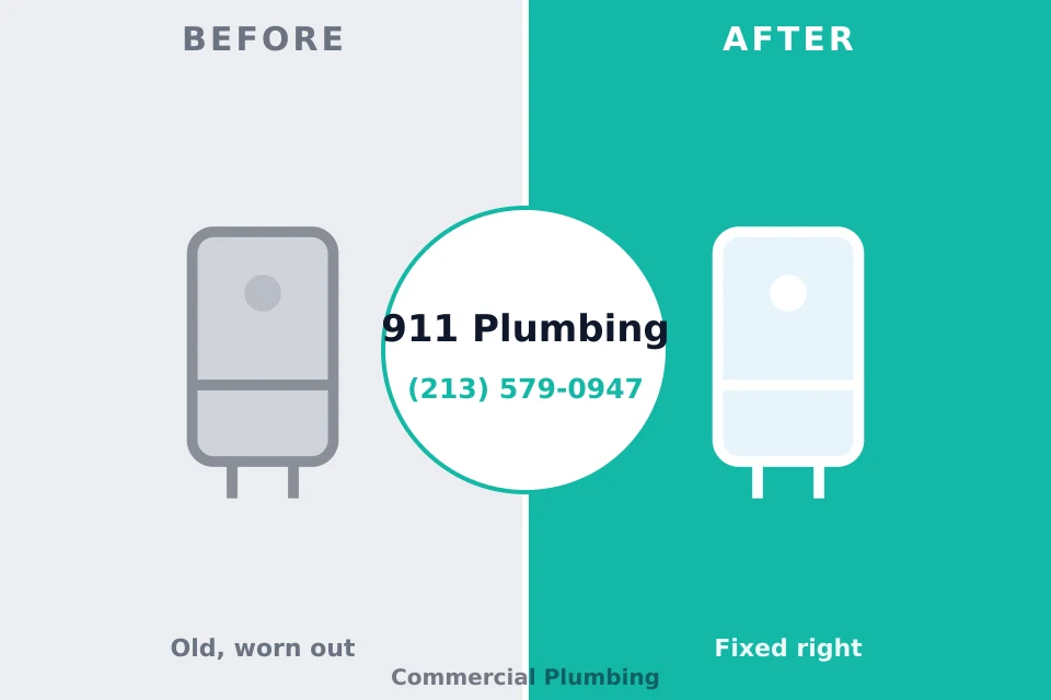 Before and after: plumbing company Knightstown, IN
